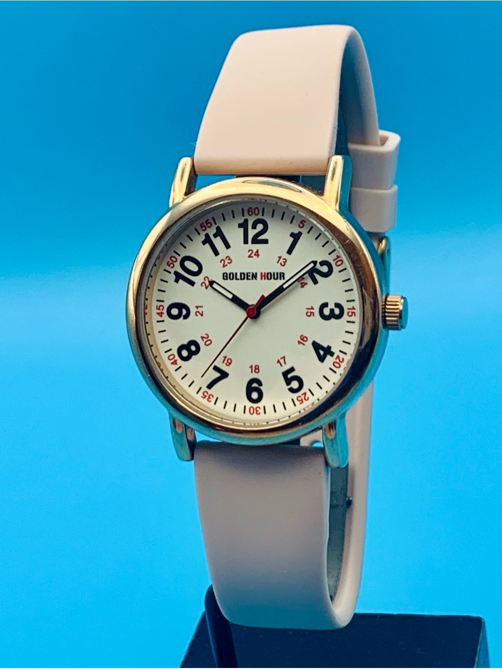 GOLDEN HOUR Unisex Men’s Women’s Nurse Doctor Field Wristwatch Works New Battery